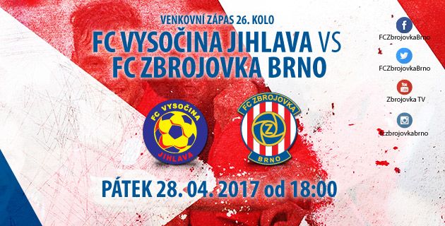 Zbrojovka nezvládla v Jihlavě druhý poločas a domů jede s prázdnou