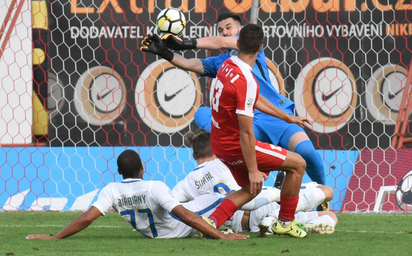 Fandil jsem klukům, aby to zvládli, říkal Vraštil po utkání se Spartou