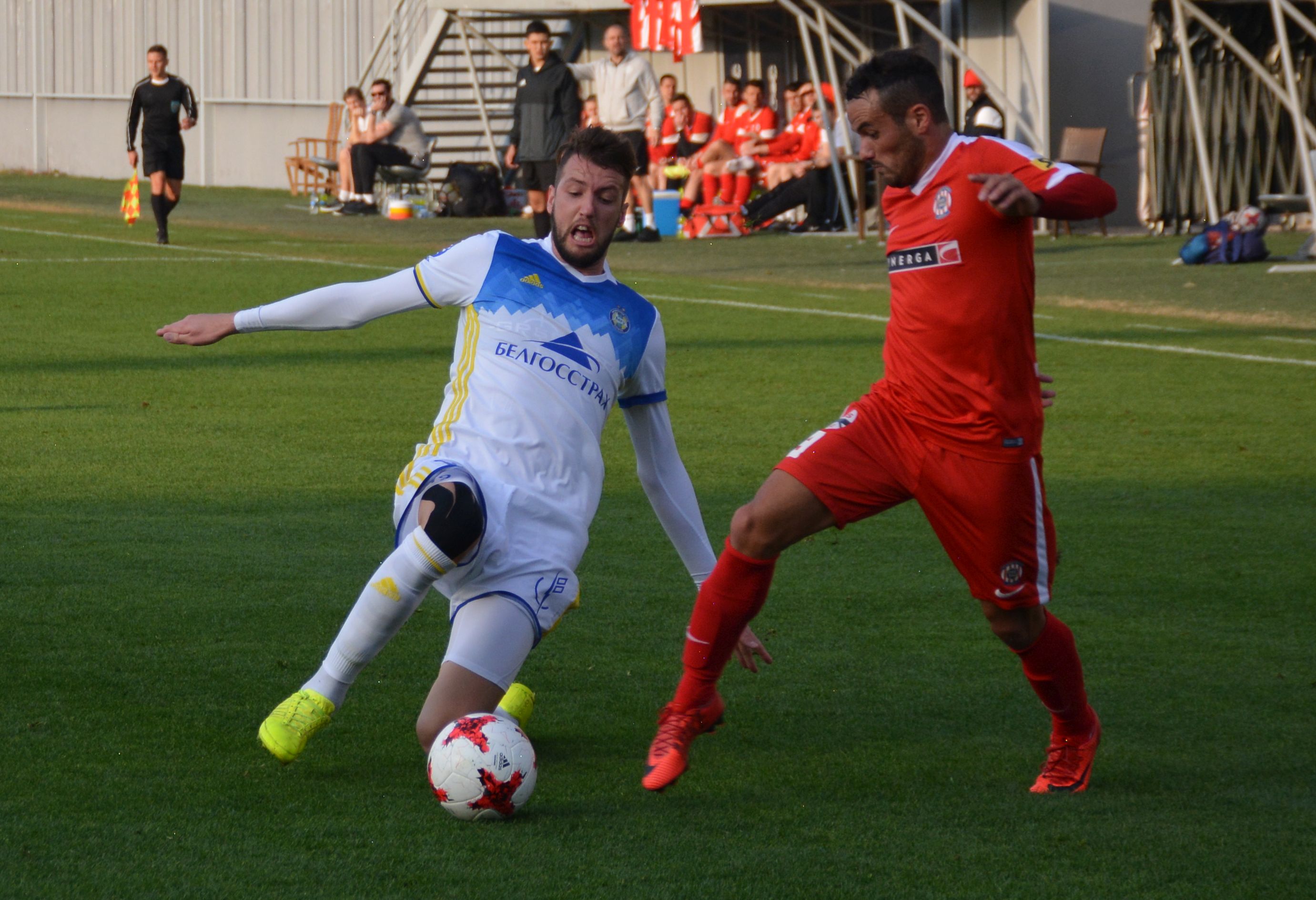 Zbrojovka přes řadu šancí podlehla Borisovu 0:1