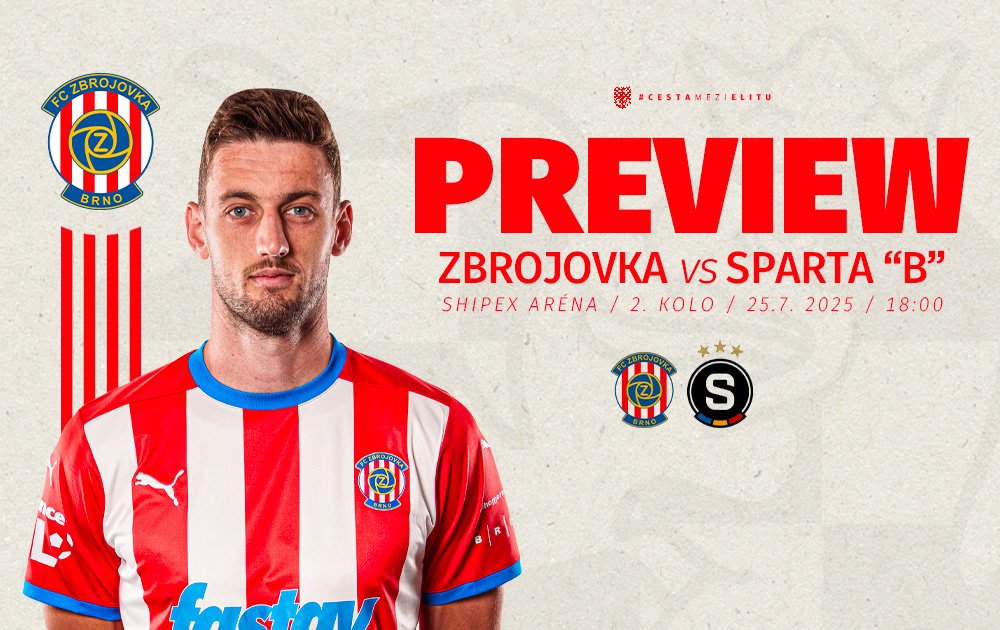 PREVIEW: Zbrojovka vyzve v domc premie rezervu Sparty