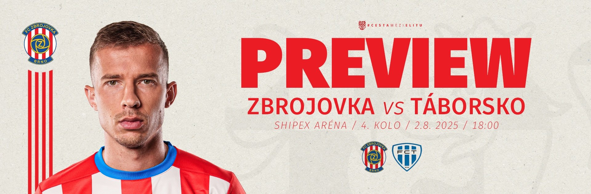 PREVIEW: Přímá bitva o čelo tabulky! Zbrojovka bude hostit Táborsko