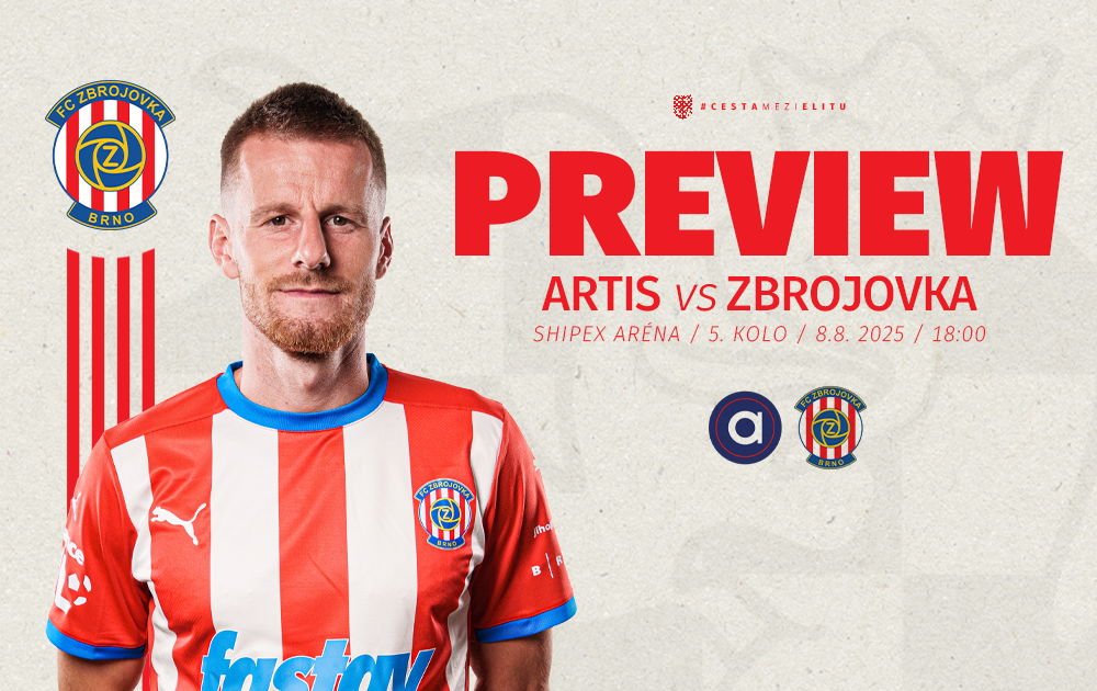 PREVIEW: Brnnsk derby je tady! Zbrojovka ped vyprodanm stadionem vyzve Artis