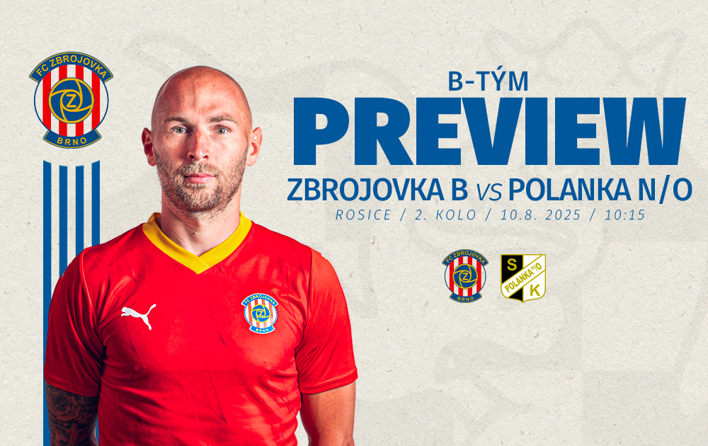 PREVIEW: B-tm ek v nedli dopoledne domc premira proti Polance nad Odrou