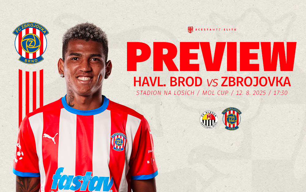PREVIEW: Zbrojovka zahj cestu v MOL Cupu proti Havlkovu Brodu