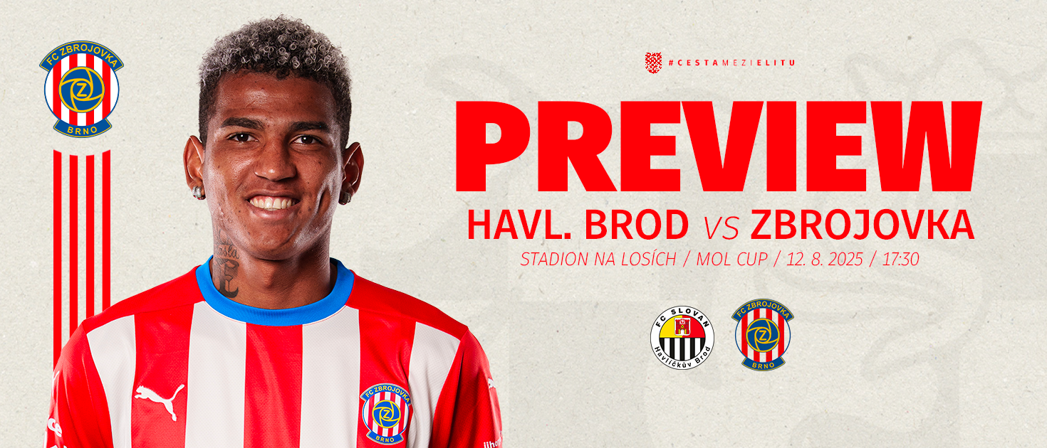 PREVIEW: Zbrojovka zahj cestu v MOL Cupu proti Havlkovu Brodu