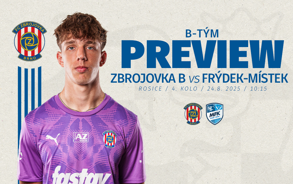 PREVIEW: Tk zkouka pro rezervn tm! Do Rosic pijede Frdek-Mstek