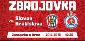 Zbrojovka ve vyrovnanm zpase porazila Slovan dky pohlednm brankm