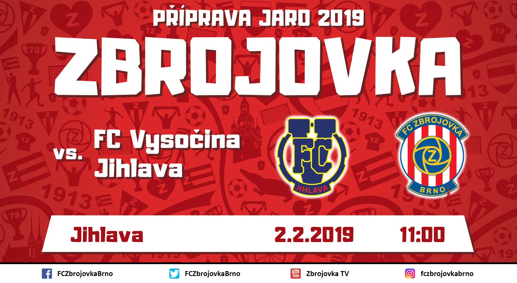 VIDEO: Zbrojovku čeká přípravný duel v Jihlavě, sledujte jej živě na Zbrojovka TV!