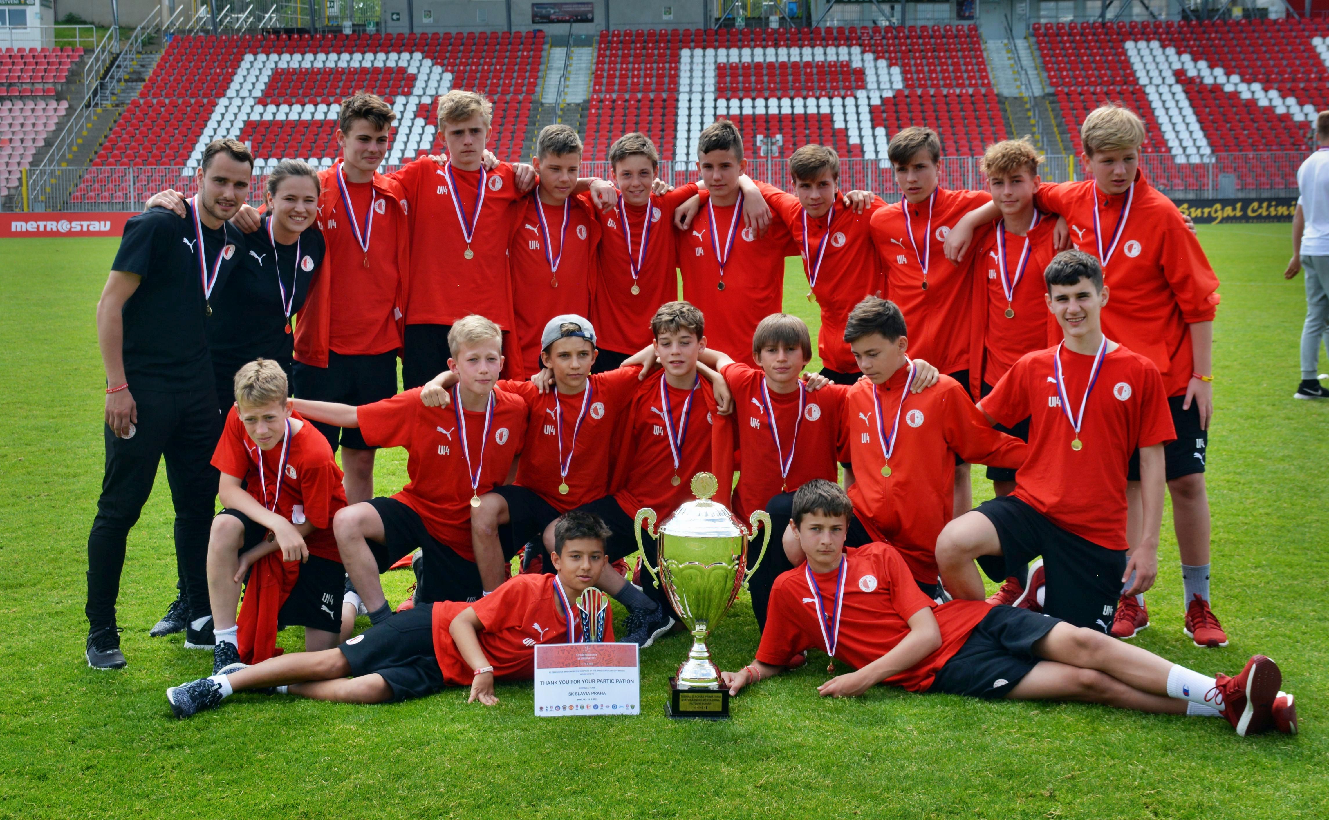 Turnaj o pohár primátorky ovládla Slavia, Brňané skončili druzí!