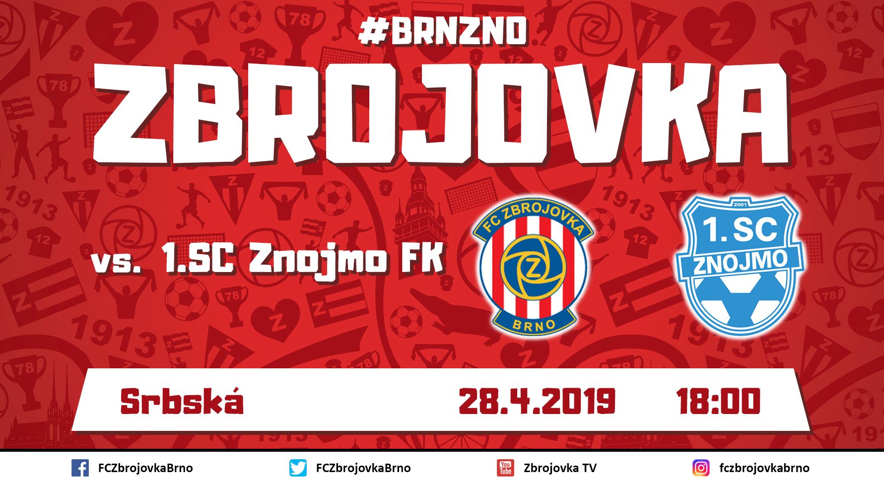 VIDEO: Zbrojovka přivítá Znojmo, hraje se v neděli 28. dubna od 18 hodin!